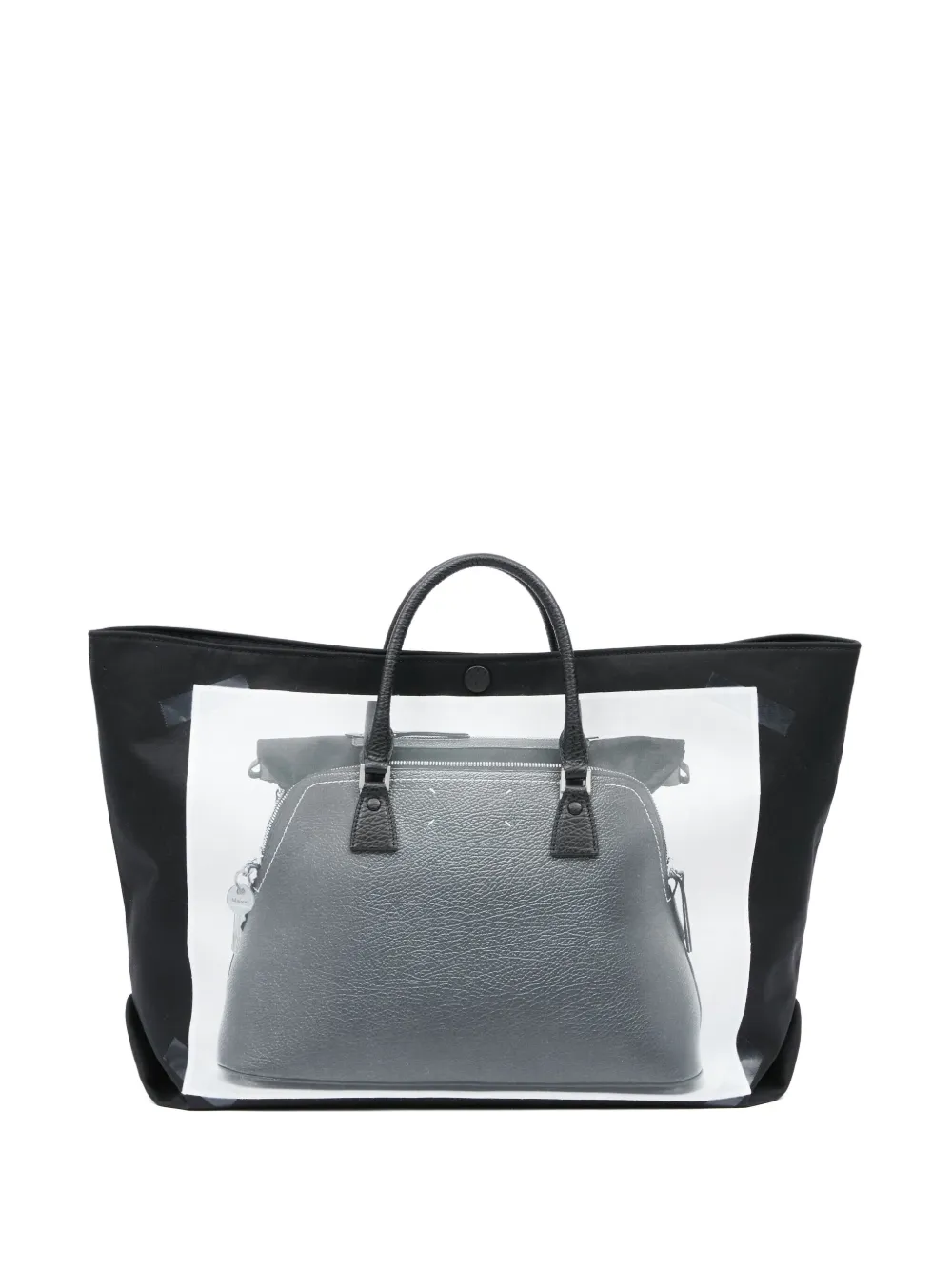 Maison Margiela 5AC Classique medium tas met handgreep Zwart