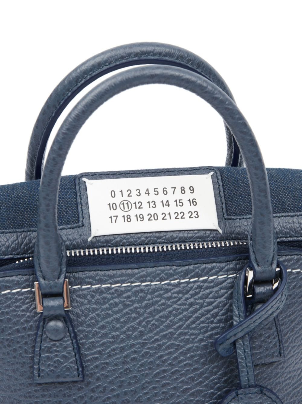 Shop Maison Margiela Mini 5ac Classique Top-handle Bag In Blue