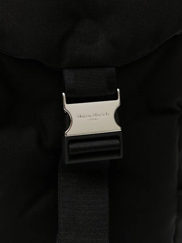 Maison Margiela Small Glam Slam Moon Backpack | Black | FARFETCH