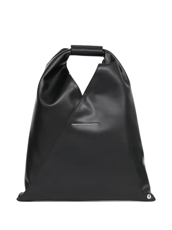 MM6 Maison Margiela Small Japanese Leather Tote Bag - Farfetch