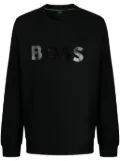 BOSS Salbo Mirror cotton sweatshirt - Black