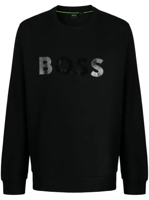 BOSS Salbo Mirror cotton sweatshirt