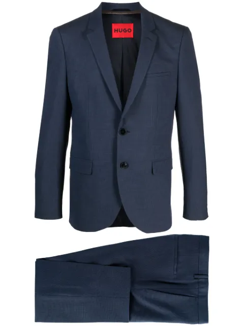 HUGO single-breasted twill suit