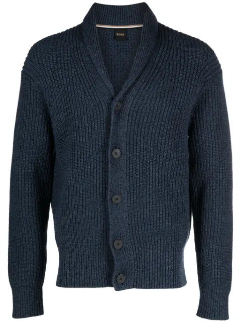 BOSS V-neck button-up cardigan