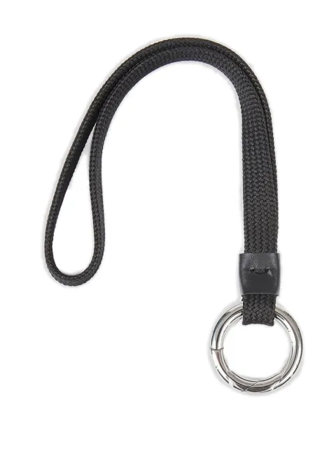 Maison Margiela leather tag-embellished keyring