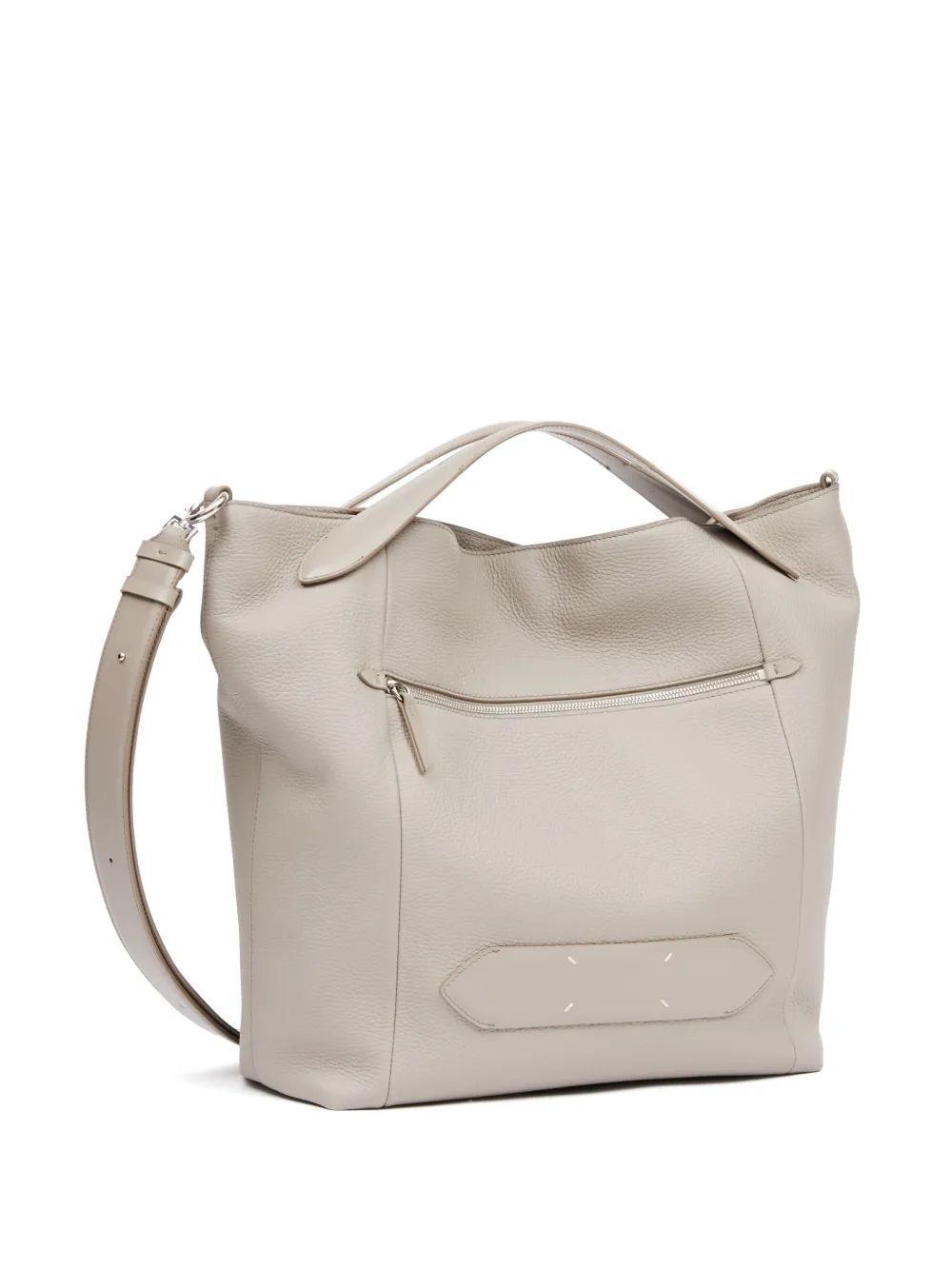 Maison Margiela Zachte 5AC leren shopper Beige