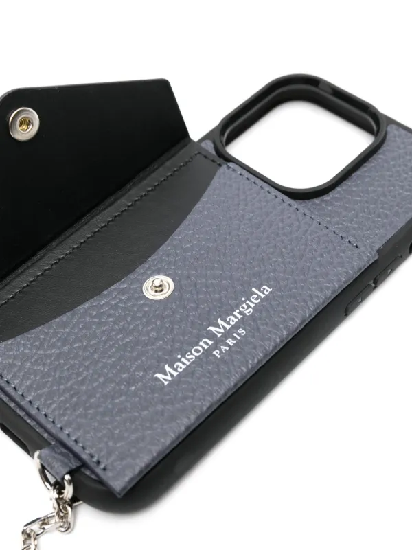 Maison Margiela レザー製 iphoneケース（紺・ネイビー） Maison Margiela レザー製 iphoneケース（紺・ネイビー） Maison