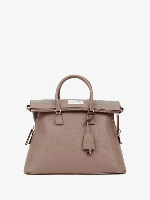 Maison Margiela mini sac cabas 5AC Classique en cuir
