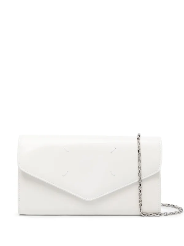 ショルダーバッグ MAISON MARGIELA Leather pochette with iconic four stitched Leather pochette with iconic four stitched detail | Maison