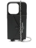 Maison Margiela logo-print iPhone 14 Pro case - Black