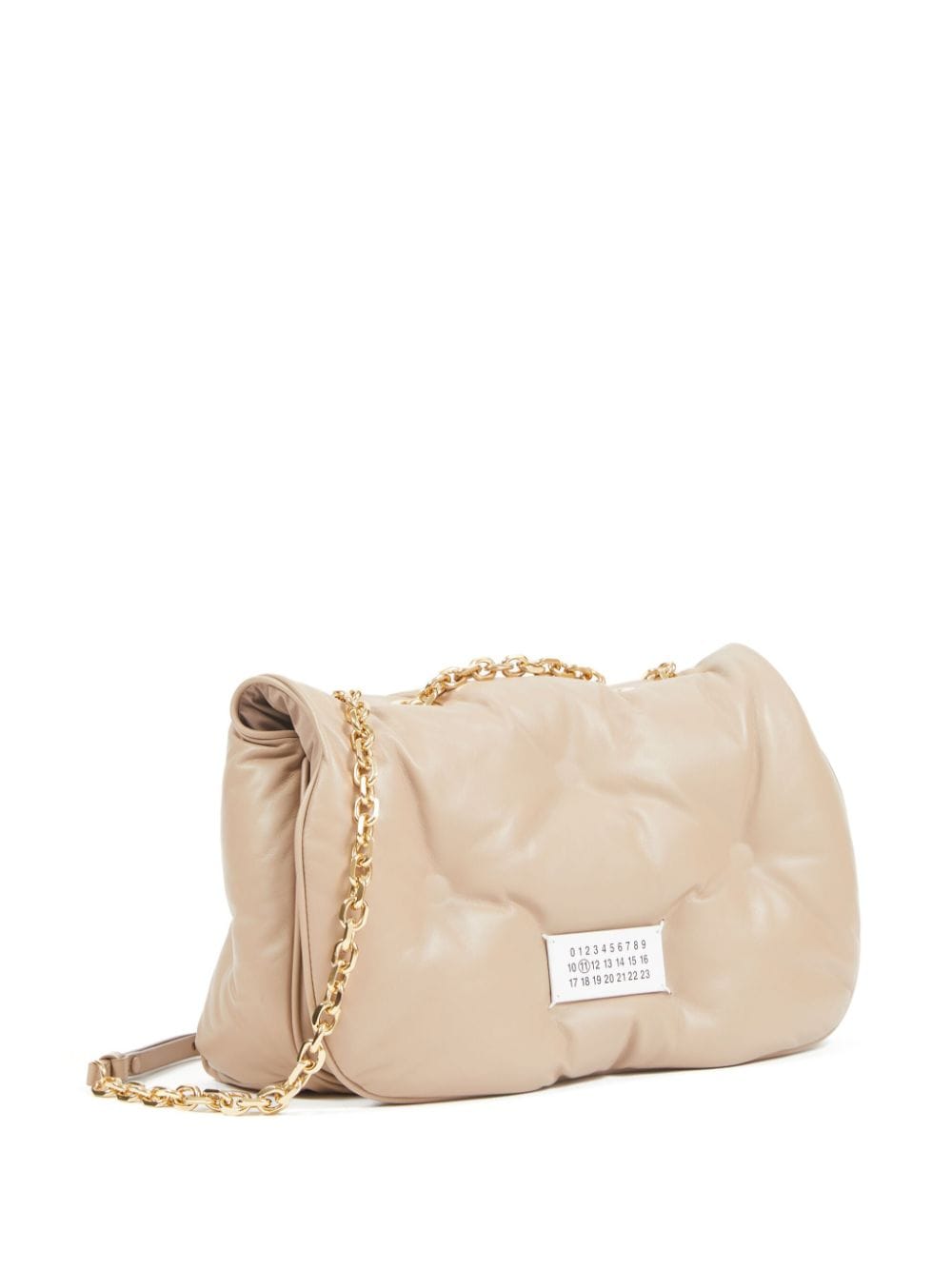 Shop Maison Margiela Medium Glam Slam Shoulder Bag In Neutrals