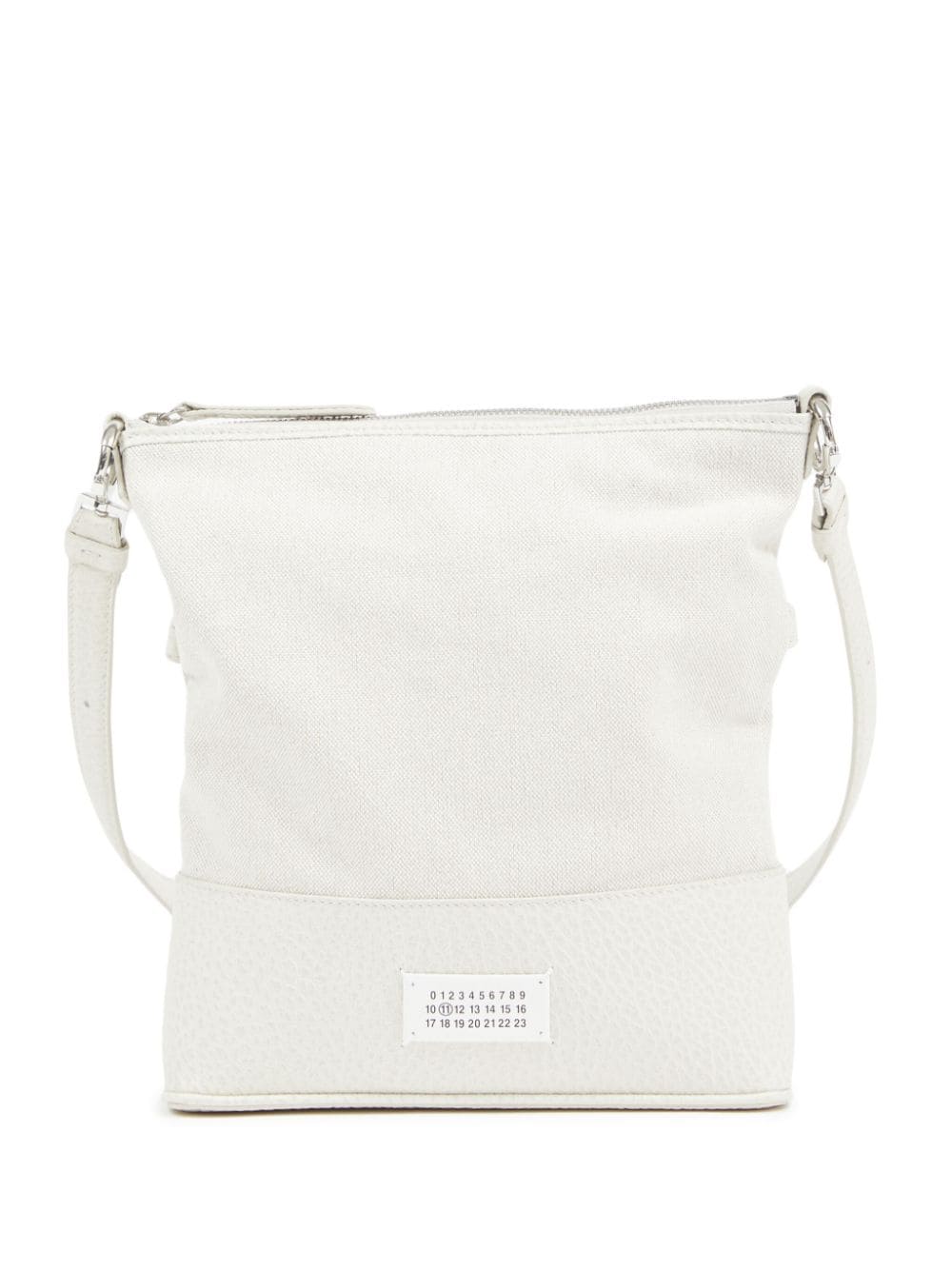 Maison Margiela 5ac Foldover Shoulder Bag In White