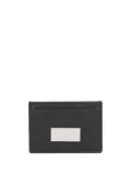 MM6 Maison Margiela numeric-logo leather cardholder - Black