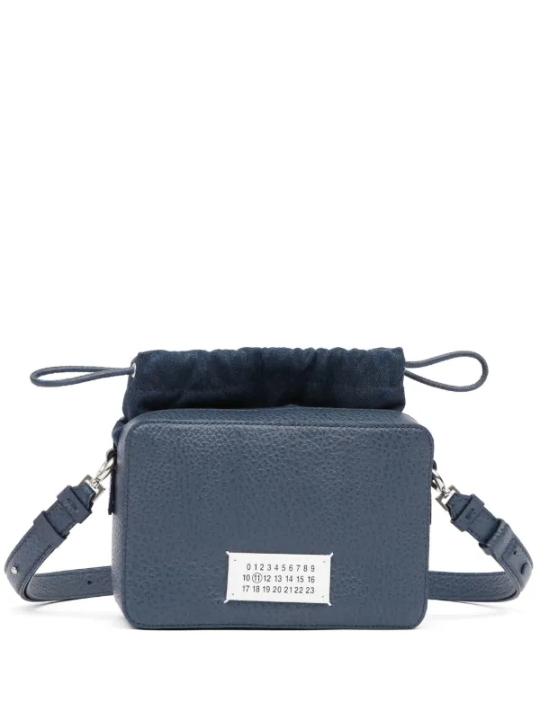 Maison Margiela 5AC レザーカメラバッグ | ブルー | FARFETCH JP