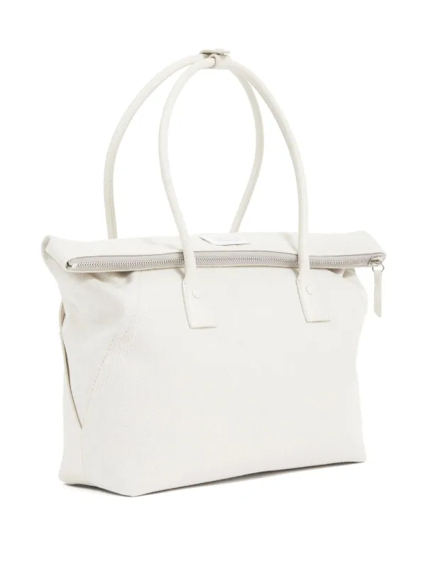 Maison Margiela■ミディアム ホワイト レザー 5AC トートバッグ Maison Margiela(メゾン マルジェラ)｜5AC ショッピングトート