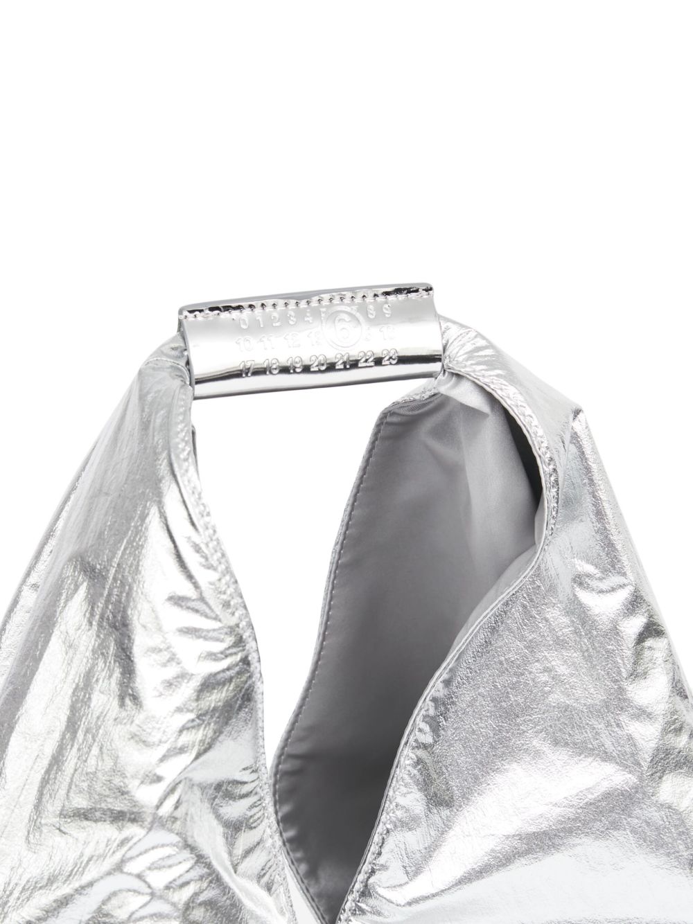 MM6 Maison Margiela Classic Japanese metallic-effect tote bag Women