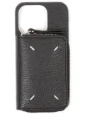Maison Margiela leather iPhone 14 case - Black