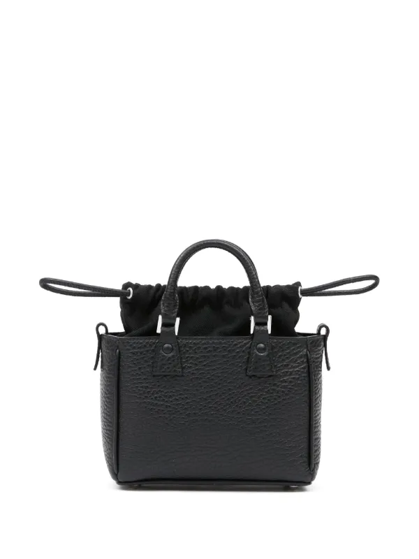 『Maison 5AC BAG BLACK』 Maison Margiela 5AC Horizontal Leather Tote Bag | Black