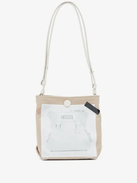 Maison Margiela mini sac cabas 5AC à imprimé trompe l'œil