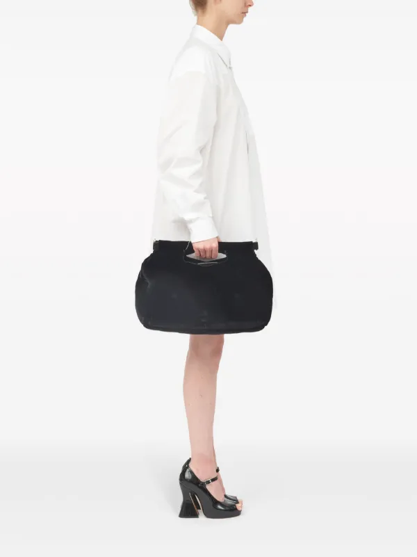 Maison Margiela Medium Glam Slam Shoulder Bag | Black | FARFETCH