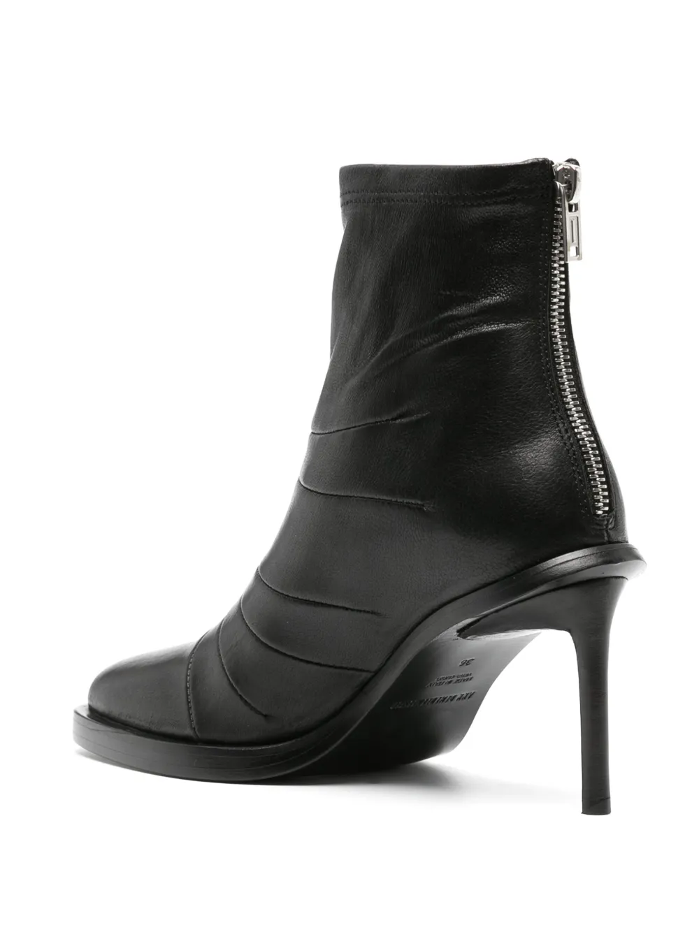 Ann Demeulemeester Hedy 85mm leather ankle boots Black