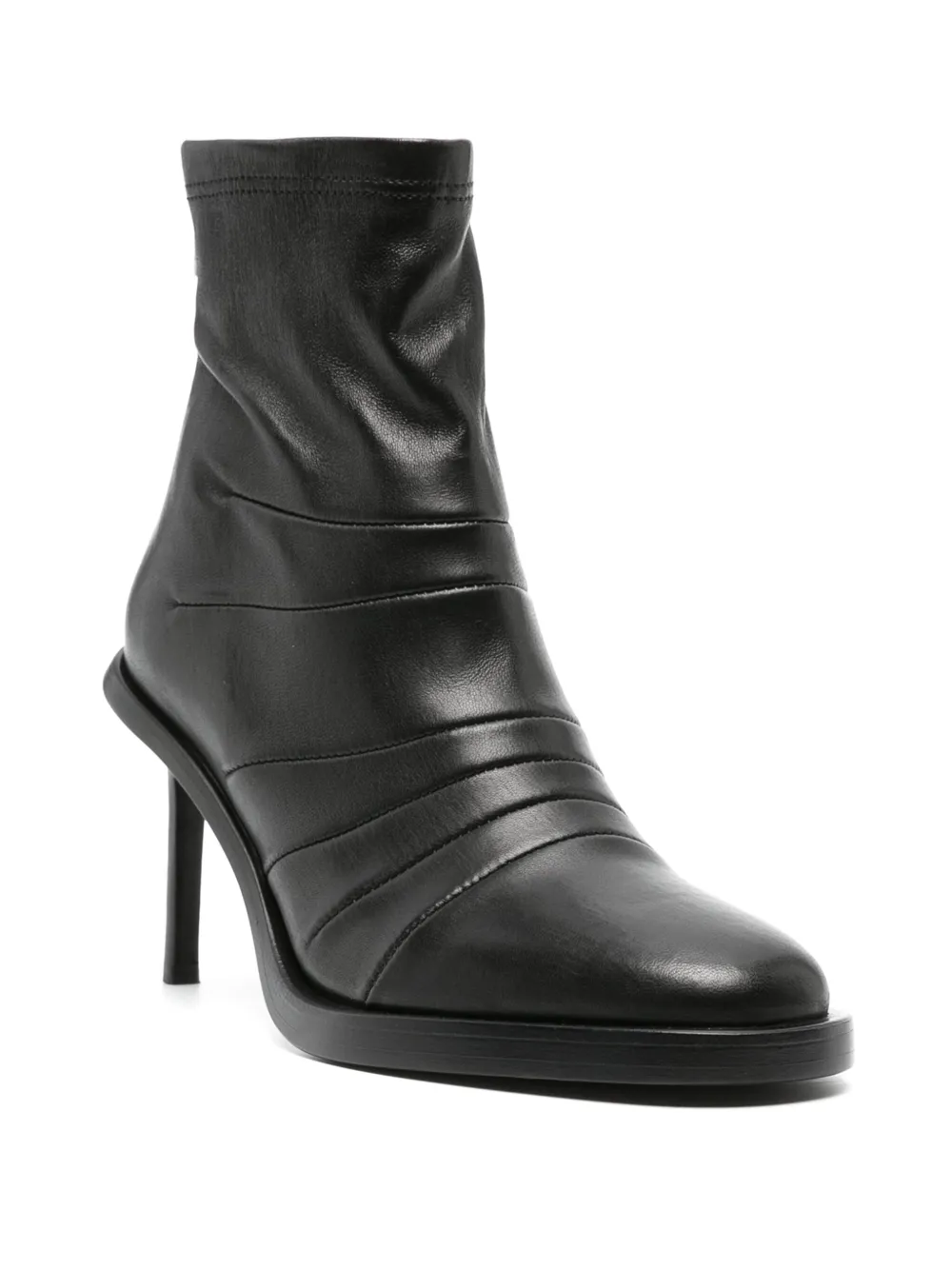 Ann Demeulemeester Hedy 85mm leather ankle boots Black