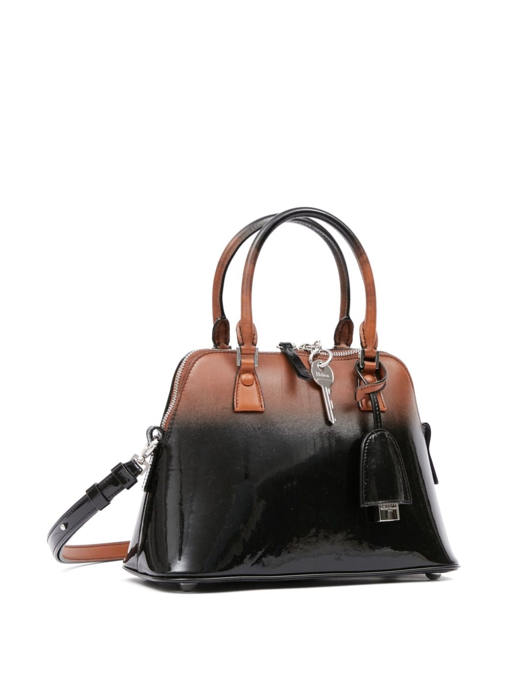 Shop Maison Margiela 5ac Classique Leather Mini Bag In Black