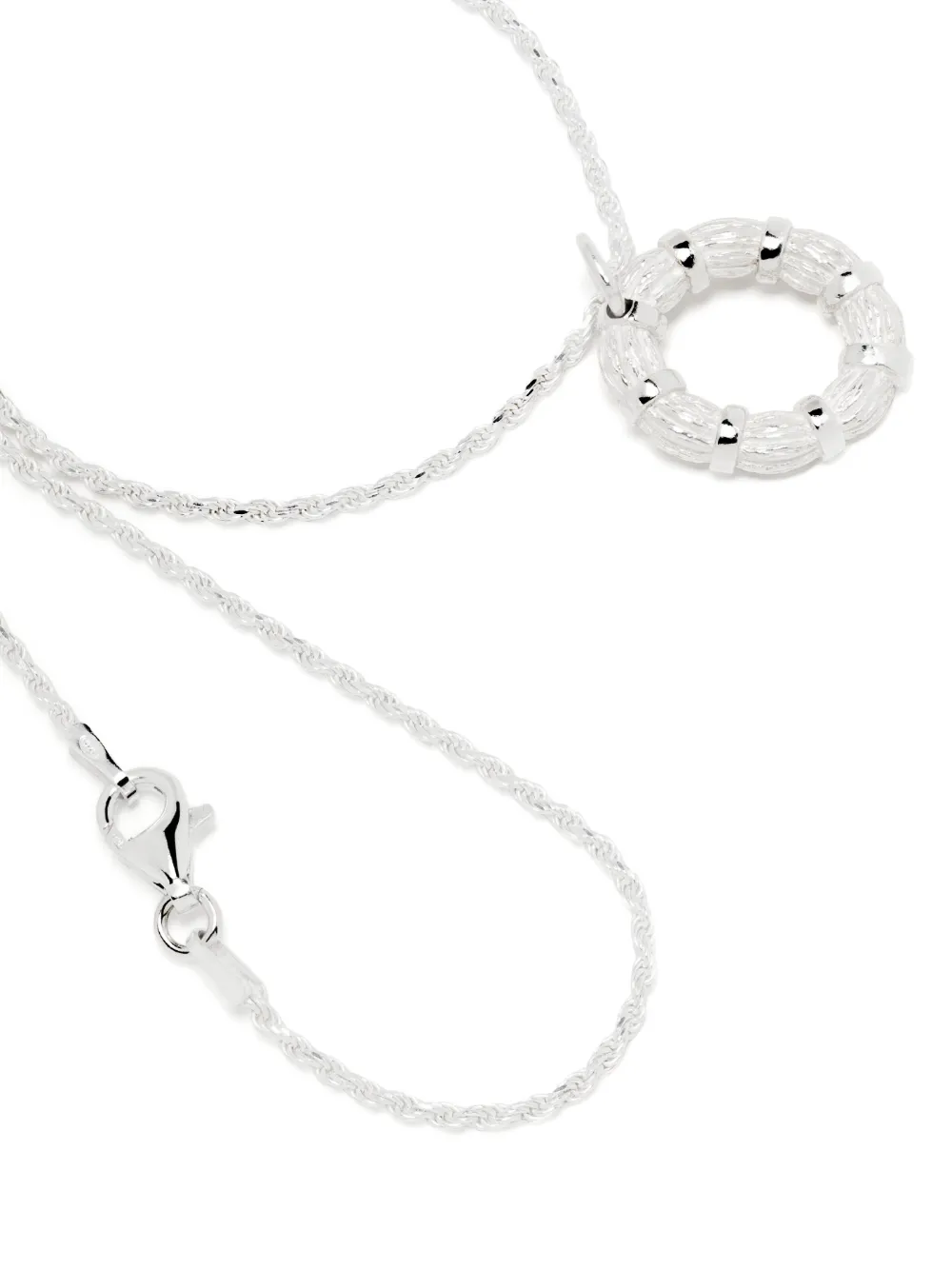 Shop Bleue Burnham Bound Willow Pendant Necklace In Silber