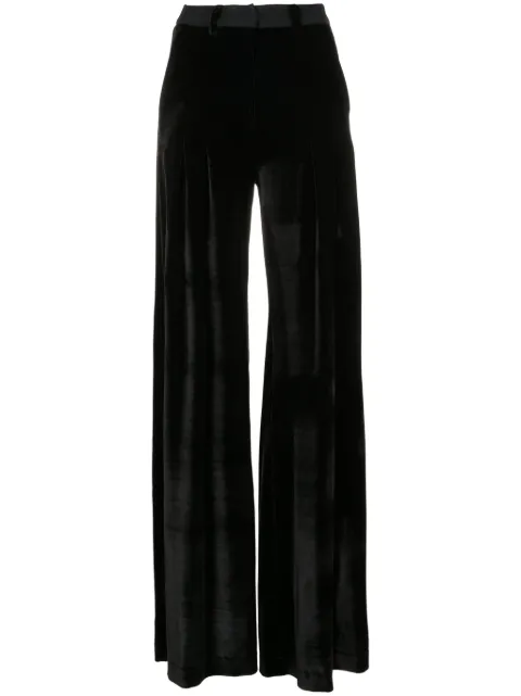 Lethicia Bronstein pantalon en velours Alda à coupe ample