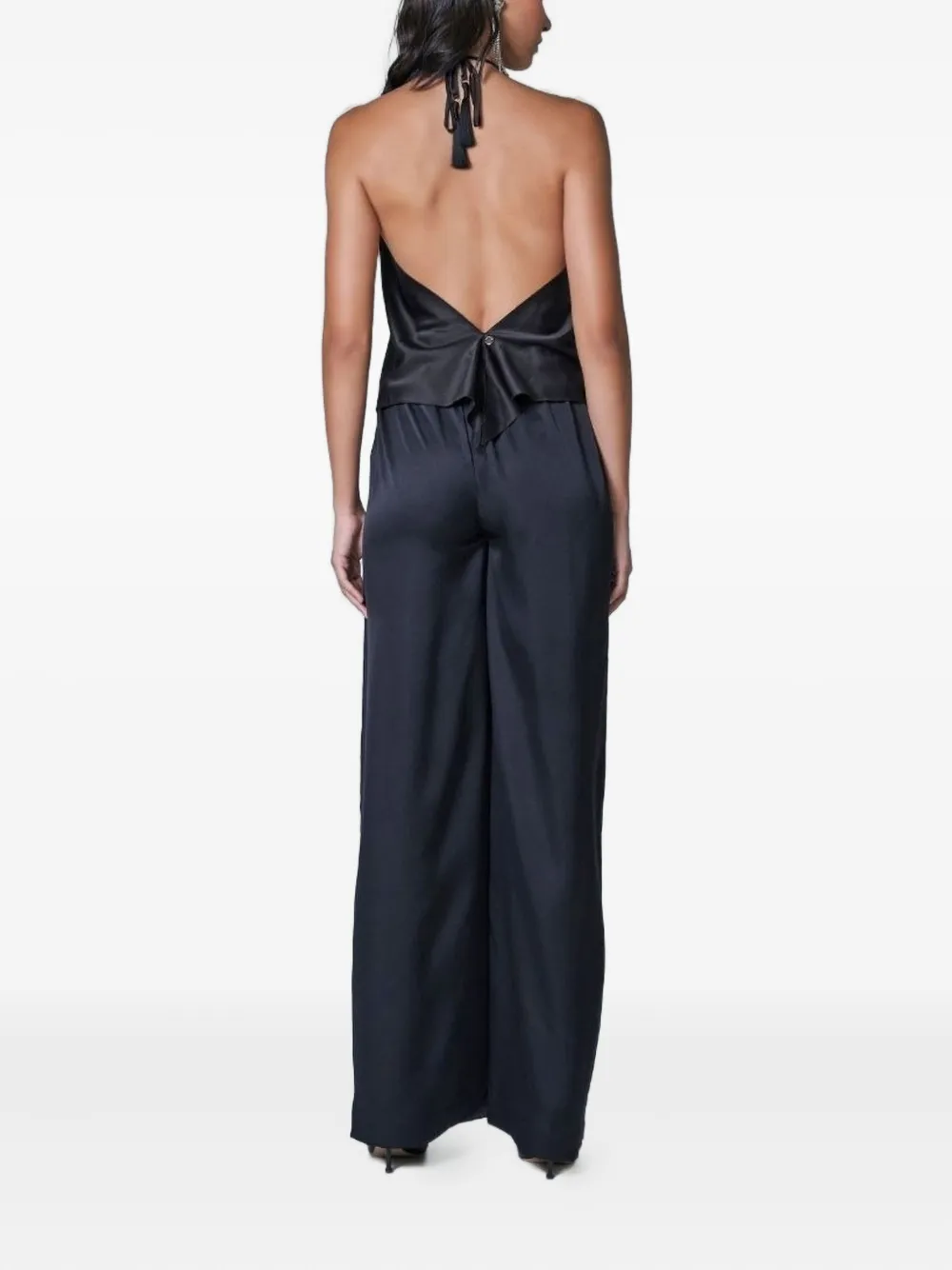 Lethicia Bronstein Wide-leg Trousers In Black