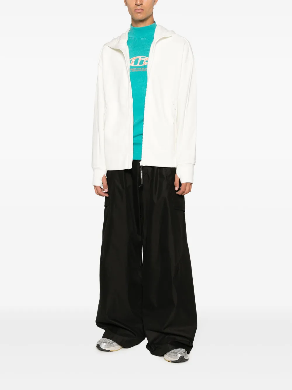 C.P. Company Katoenen hoodie - Wit
