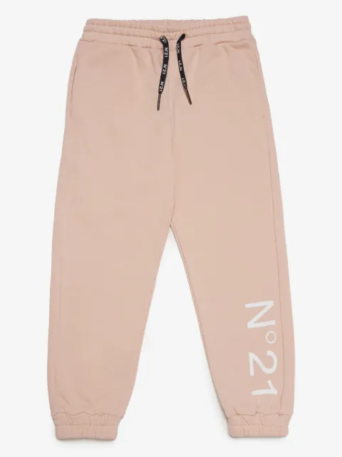 Nº21 Kids pants con logo estampado