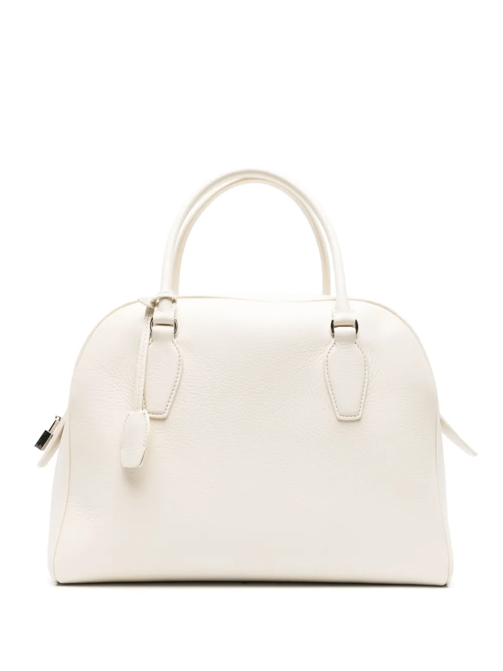 The Row India 12.00 leren shopper Beige