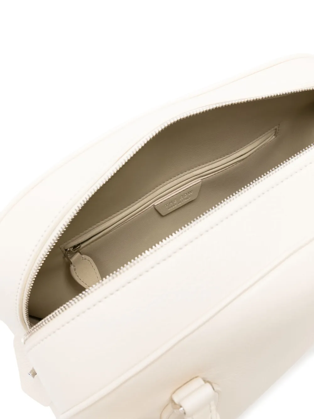 The Row India 12.00 leren shopper Beige