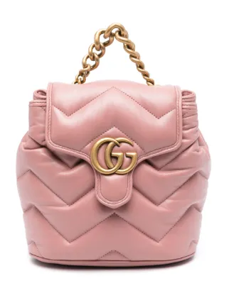 Gucci GG Marmont Backpack Pink FARFETCH CA