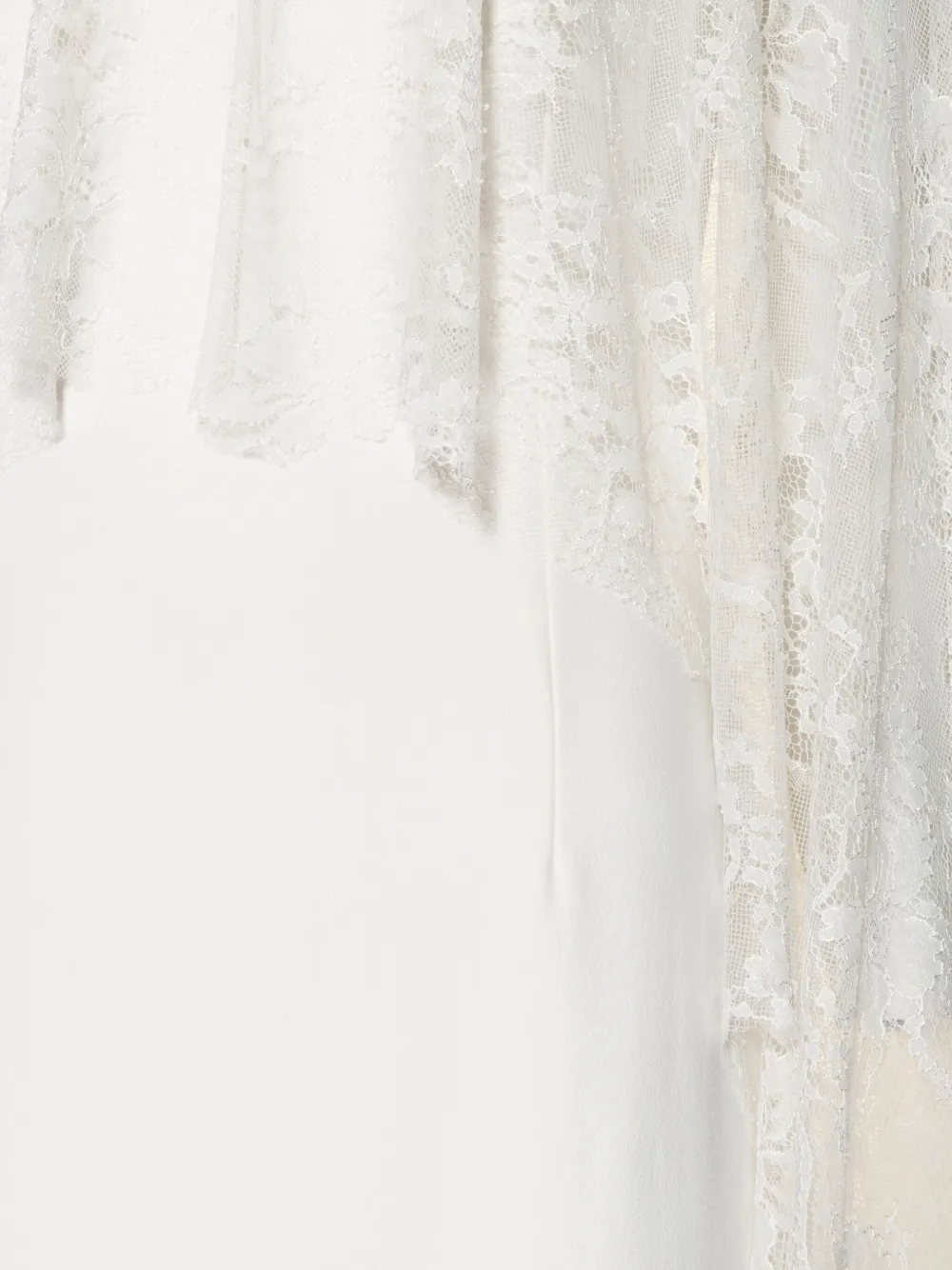 Lethicia Bronstein Andrey Lace-cape Dress In White
