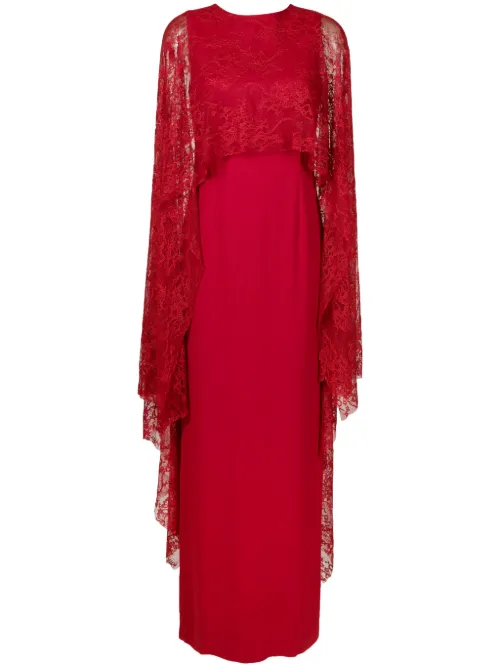 Robe longue Andrey à détails en dentelle - Lethicia Bronstein - Modalova