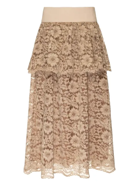 Lethicia Bronstein Analu layered lace skirt