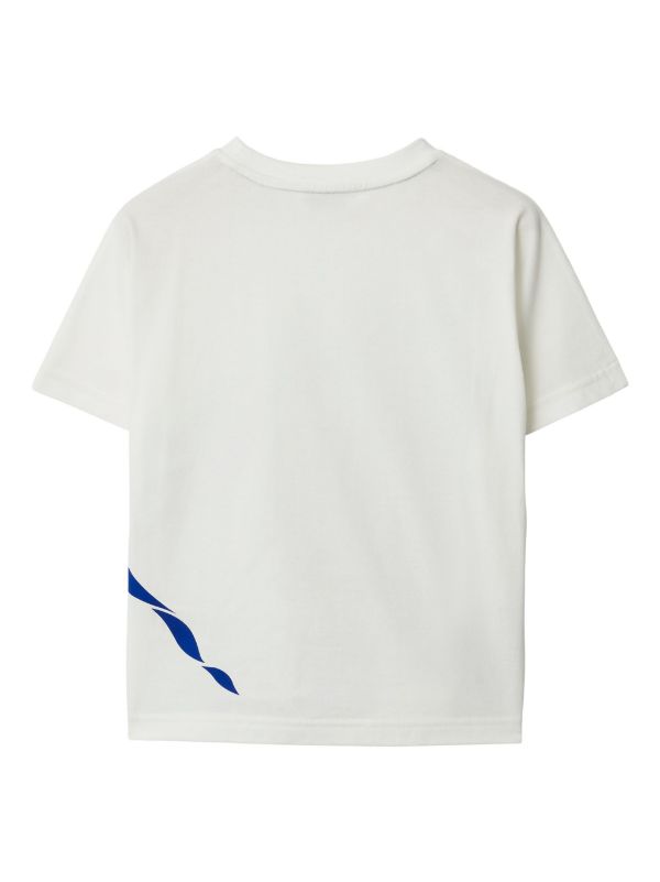 Burberry Kids EKD-print Cotton T-shirt - Farfetch