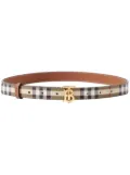 Burberry Vintage Check logo-buckle belt - Neutrals