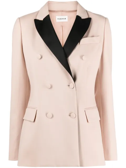 P.A.R.O.S.H. blazer con solapas de pico 