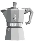 Bialetti Moka Express lasered-Alfonso coffee maker (93g) - Silver