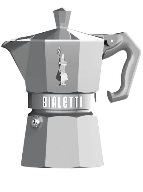 Bialetti cafetera Moka Express con motivo láser Alfonso de 93g