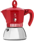 Bialetti Moka Induction Alfonso-print coffee maker (124g) - Red