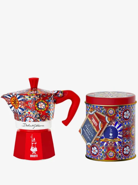Dolce & Gabbana set de cafetera art déco Moka Express de Dolce & Gabbana x Bialetti de 93g