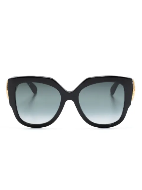 Gucci Eyewear logo-plaque round-frame sunglasses