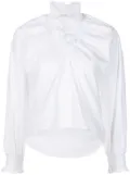 Lethicia Bronstein Azad ruffled-collar blouse - White