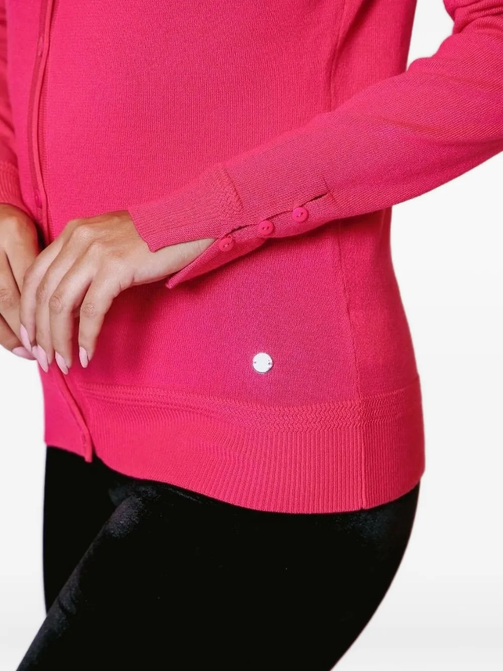 Lethicia Bronstein V-neck Cardigan In Pink