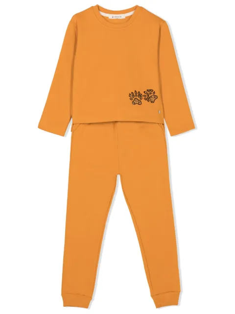 Lethicia Bronstein bead-detailing cotton blend tracksuit 