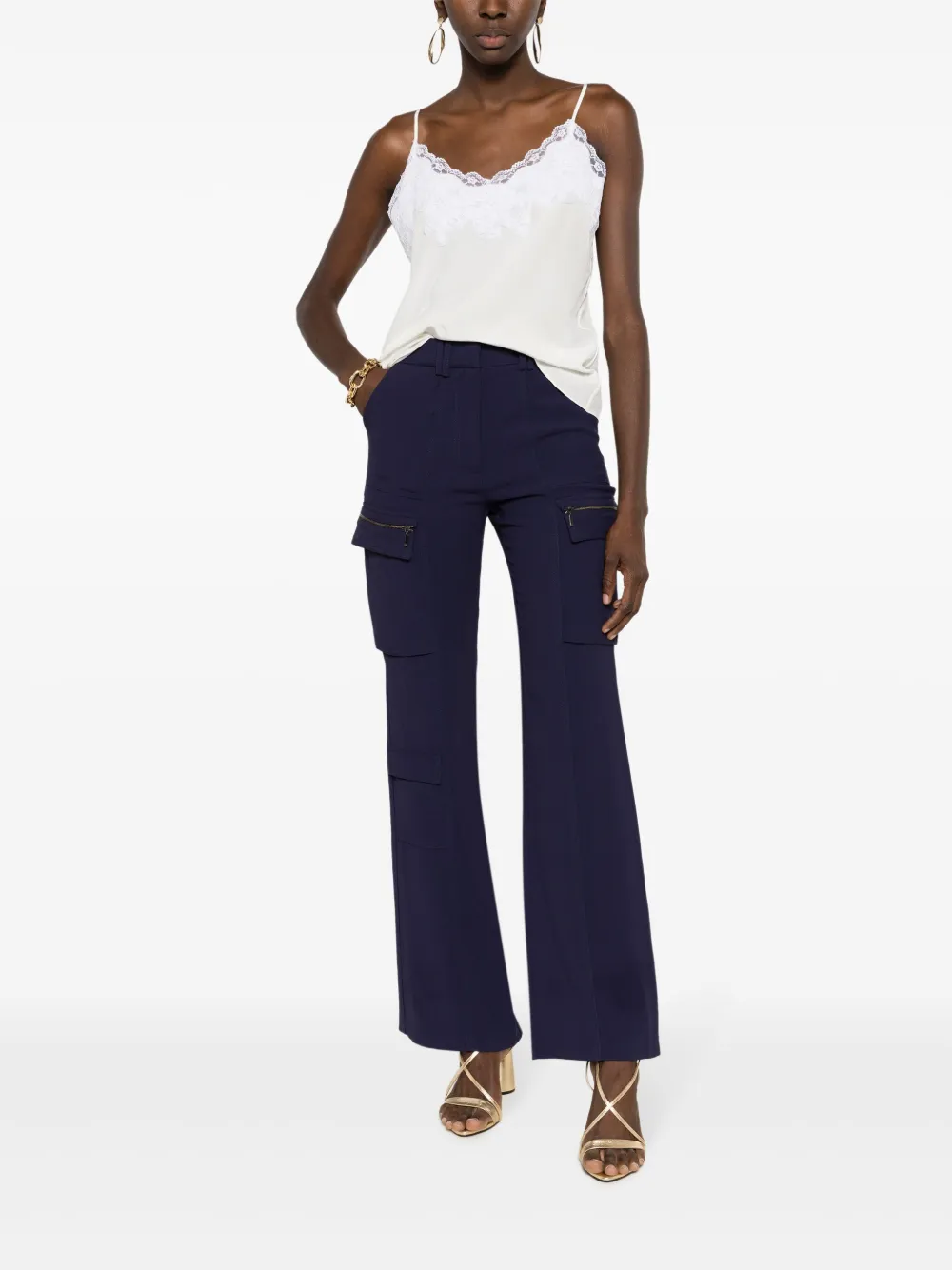 Lethicia Bronstein Zijden blouse - Wit